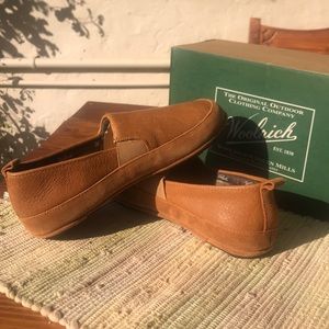 Woolrich Blaize Leather Slippers with Sheepskin s8